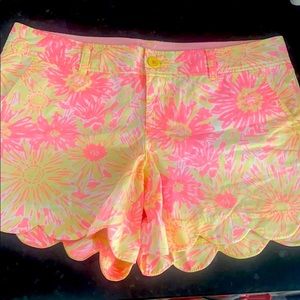 Lilly Pulitzer Scalloped Shorts